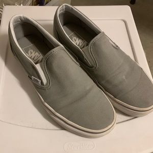 Grey slip on Vans